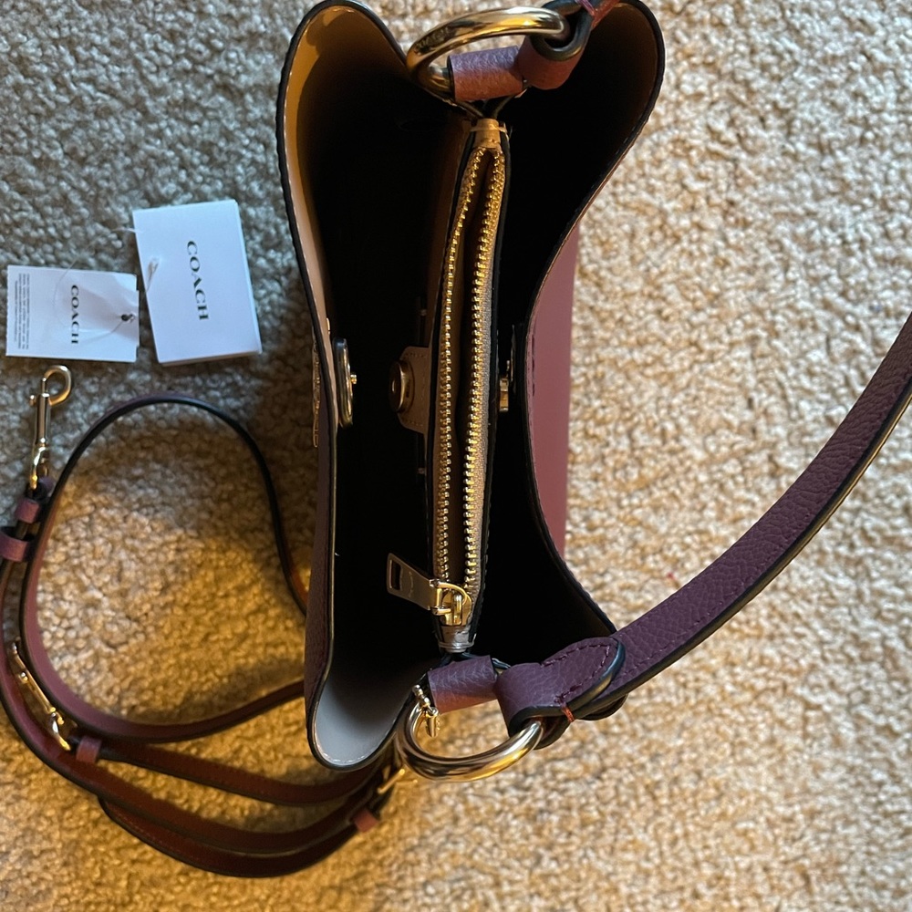 Burgundy Coach Purse